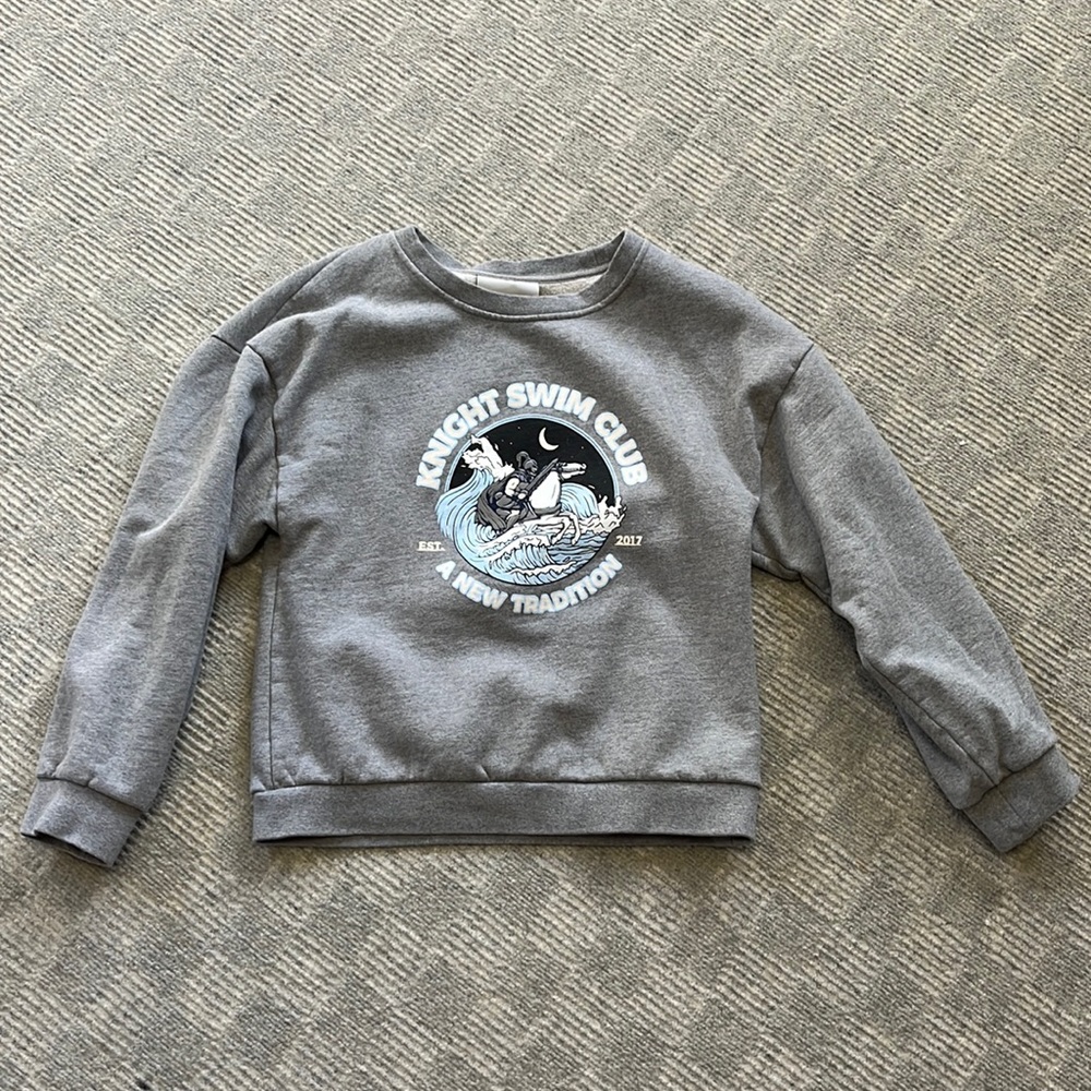 XS Grey Knights Swim crewneck